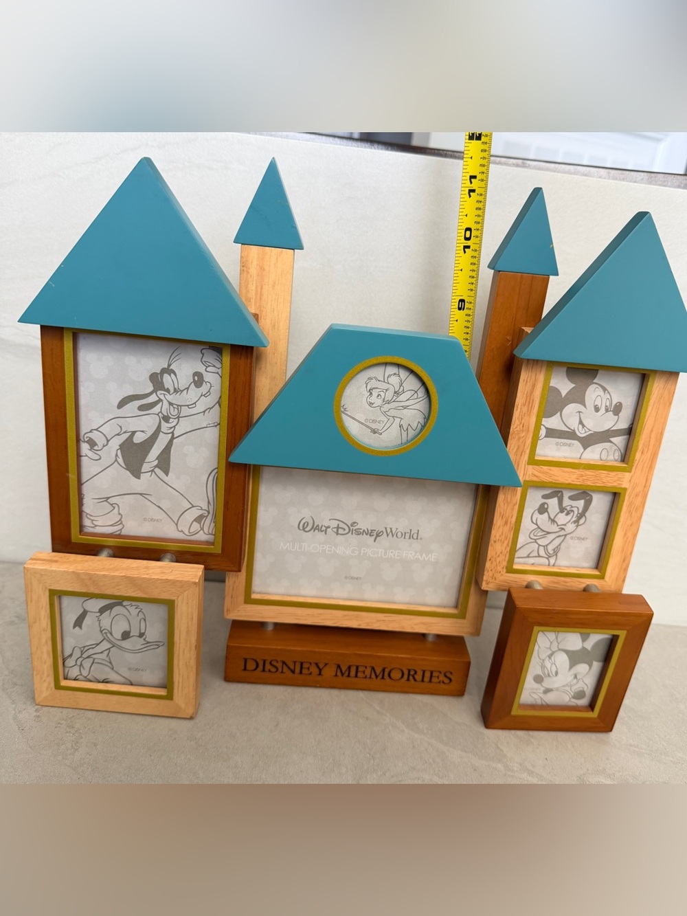 Walt Disney World Multi-Opening Picture Frame Castle Shaped Memories New No Box - Picture 9 of 10